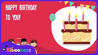 Happy Birthday To You Lyric Video  The Kiboomers Preschool Songs amp Nursery Rhymes [upl. by Nylarad]