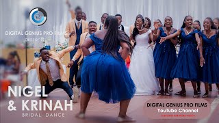 Nigel amp Krinah Bridal Entrance AFRICAN WEDDING DANCE [upl. by Calise390]