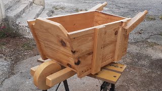 DIY wheelbarrow planter [upl. by Aiuqenehs]