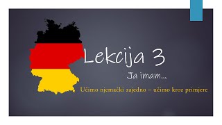 A1 LEKCIJA 3  JA IMAM [upl. by Morrell]