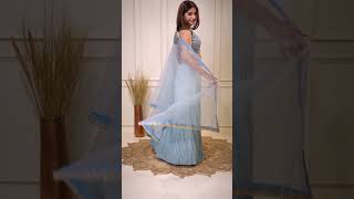 Beautiful Blue Bridesmaid Lehenga Design [upl. by Aleit]