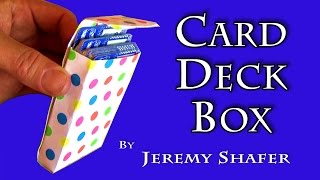 Card Deck Box  Origami [upl. by Soren]