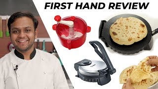 Roti Maker amp Atta Dough Maker Machine Review  CookingShooking [upl. by Ripley]