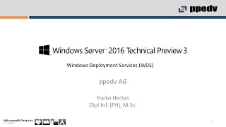 Windows Server 2016 Die Windows Bereitstellungsdienste WDS [upl. by Ailesor]