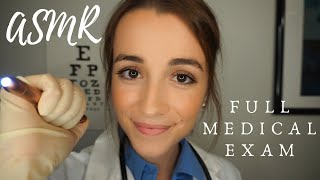 ASMR Roleplay  Full Medical Exam Whispered [upl. by Oiramat]