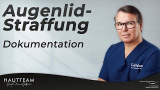 Augenlidstraffung  Blepharoplastik Vorgehensweise in der Unihautklinik Bochum [upl. by Bautram]