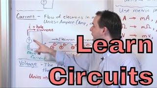 Lesson 1  Voltage Current Resistance Engineering Circuit Analysis [upl. by Xxam]