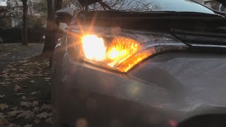 Toyota RAV4 20132018 How To Replace Headlight Bulbs And Front Turn Signal Bulbs [upl. by Clinton]