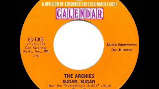 1969 HITS ARCHIVE Sugar Sugar  Archies a 1 recordmono 45 [upl. by Thirzia]