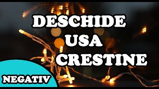 Deschide usa crestineNEGATIV CU VERSURI [upl. by Enirod]