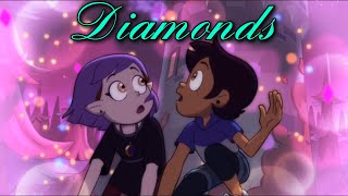 Luz X Amity  The Owl House  Diamonds  Rihanna AMV [upl. by Adnolaj]