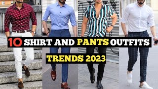 10 LATEST Pants amp Shirts Style Combinations For Teenagers  Formal Outfit Ideas Men [upl. by Enailil69]