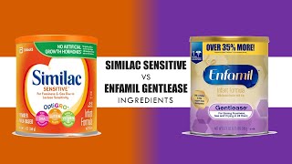 SIMILAC SENSITIVE VS ENFAMIL GENTLEASE INGREDIENTS [upl. by Atekahs]