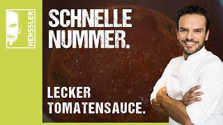 Schnelles TomatensauceRezept von Steffen Henssler [upl. by Estel]