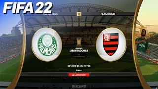 FIFA 22  Palmeiras vs Flamengo  Copa Libertadores Final [upl. by Natsirc]