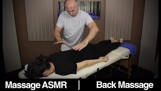 ASMR Massage Back Complete Body Relaxation [upl. by Ardnalahs]