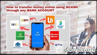 How to transfer money from GCASH to any BANK ACCOUNT  AshenForever21 Tutorial [upl. by Maharg194]