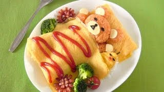 How to Make Rilakkuma Omurice Bento Idea Recipe  OCHIKERON  Create Eat Happy [upl. by Ihab]