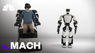 This Humanoid Robot Can Mimic Human Movement In Real Time  Mach  NBC News [upl. by Fisoi]