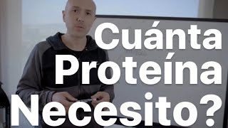 ¿Cómo calcular cuánta proteína necesito  Dr Carlos Jaramillo [upl. by Remus]