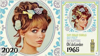 60s makeup amp hair tutorial with REAL VINTAGE makeup jackie wyers [upl. by Vaas]