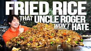 EGG FRIED RICE THAT UNCLE ROGER WONT HATE HOPEFULLY  SAM THE COOKING GUY 4K [upl. by Lienahs]