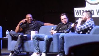 WW Philly  Team Cap FULL PANEL Chris Evans Sebastian Stan Anthony Mackie [upl. by Bahner]