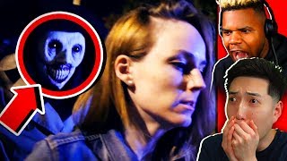 REACTING TO THE MOST SCARY SHORT FILMS DO NOT WATCH AT NIGHT [upl. by Lawlor81]