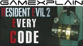 Resident Evil 2 Remake  How to Unlock Every Safe amp Lock  GUIDE [upl. by Annoyi]