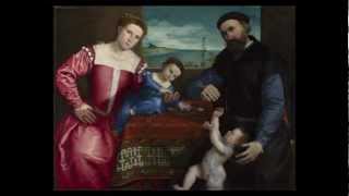 Lorenzo Lotto a family portrait  Paintings  The National Gallery London [upl. by Anael]