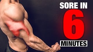 Brutal Triceps Workout SORE IN 6 MINUTES [upl. by Annwahs]