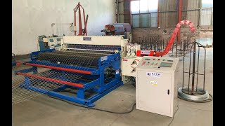 Fully automatic welded wire mesh machine for roll mesh [upl. by Yekcin]