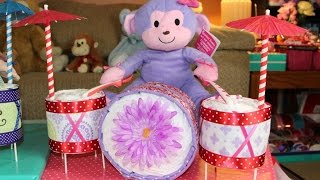 Diaper Cake Drum Set How To Make [upl. by Shurwood]