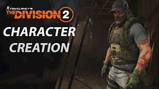 The Division 2  Character Creation  Every Option  CenterStrain01 [upl. by Banwell]