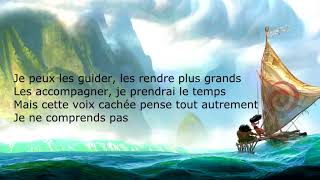 Vaiana Le bleu lumière lyrics [upl. by Tolman]