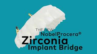 NobelProcera Zirconia Implant Bridge [upl. by Warwick141]