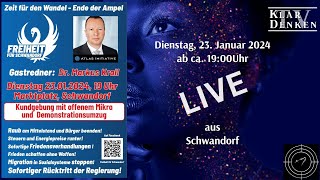 Live aus Schwandorf  mit Gastredner Markus Krall [upl. by Ahsenik377]