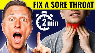 The 2Minute Sore Throat Solution [upl. by Hakon]