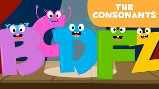 My First Letters  Consonants For Kids [upl. by Penthea426]