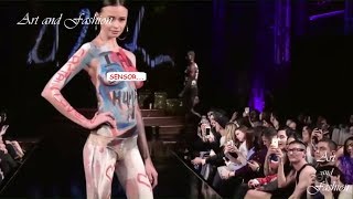 Funny Models Falling During The Catwalk 2 [upl. by Adehsor]