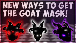 2 New Ways To Get The GOAT Mask Full Guide  RoGhoul  Roblox Tokyo Ghoul [upl. by Joelly441]