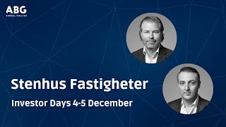 Stenhus Fastigheter  ABGSC Investor Days [upl. by Auop]