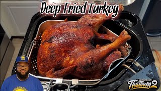 Deep Fried Turkey  Butterball Electric Turkey Fryer XL  Keto  Low Carb  Cooking With Thatown2 [upl. by Apgar739]