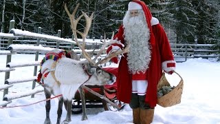 Santa Claus Village 4K Rovaniemi Lapland Finland families meet real Father Christmas Travel video [upl. by Enajharas]