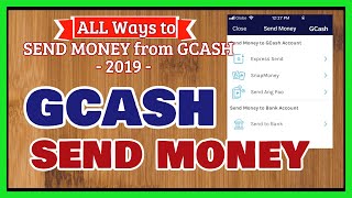 GCash Send Money Different Ways to Send Transfer Money FROM GCash FREE [upl. by Jaela]