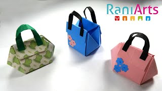 BOLSA DE PAPEL  ORIGAMI  Paso a paso [upl. by Hilda158]