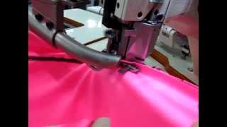 Flatlock stitch machine video [upl. by Koran]