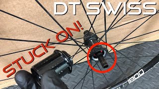 How To Remove A Seized DT Swiss Freehub Body [upl. by Hagep444]