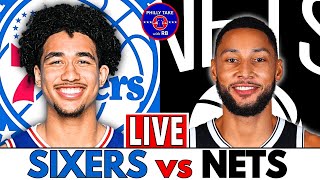 Sixers vs Nets Live PlayByPlay amp Postgame Show [upl. by Woodruff]