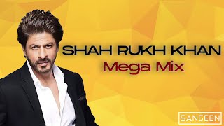 SHAH RUKH KHAN  SRK NONSTOP MASHUP 2021  DJ Sangeen  Bollywood Classics Megamix [upl. by Wagoner304]